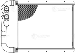 Радиатор отопителя для автомобилей Sorento II (09-) (тип Dowoon)