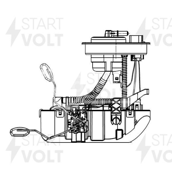 Модуль топливного насоса для автомобилей KIA Cerato (04-) 1.6i/2.0i
