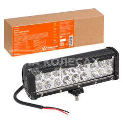 Фара (балка) светодиодная двухрядная, 18 LED комбинированный свет, 54Вт, 235х78х65мм, 12/24В