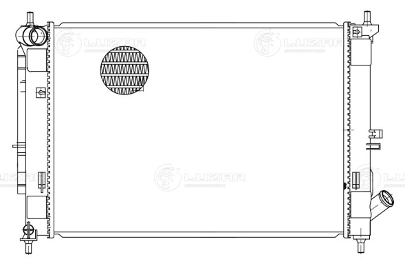 Радиатор охлаждения для автомобилей Elantra (11-)/Cerato (16-) 1.6i MT