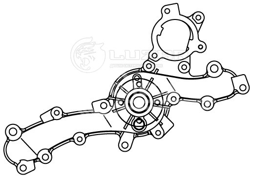 Насос водяной для автомобилей Toyota Camry (18-)/Lexus RX (15-) 3.5i [2GR-FKS] (с метал.проклад.)