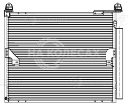 Радиатор кондиционера для автомобилей Land Cruiser Prado (09-) 2.7i/2.8D