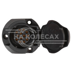 Розетка фаркопа 12В 13 контактов ЕВРО пластик