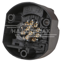 Розетка фаркопа 12В 13 контактов ЕВРО пластик