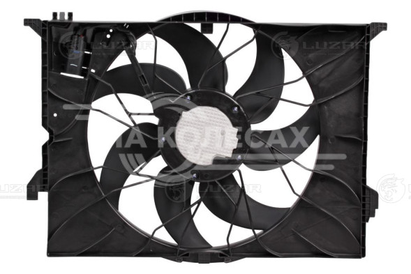 Электровентилятор охлаждения для автомобилей Mercedes-Benz S (W221) (05-) (с кожухом)