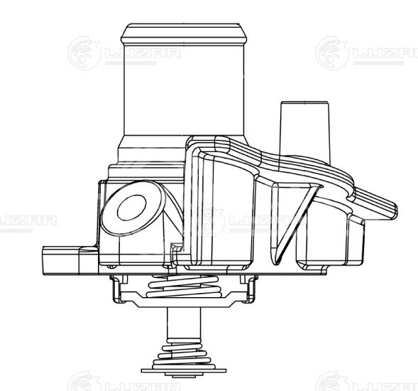 Термостат для автомобилей Fiat Ducato III (06-)/Daily IV (06-) 2.3D (с алюминиевым корпусом)