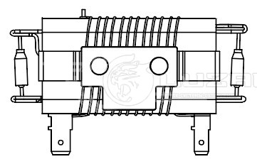 Резистор электровентилятора отопителя для а/м DAF XF 95 (02-)/XF 105 (05-)/MB Actros MP1 (96-)