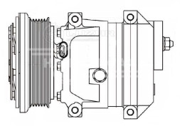 Компрессор кондиционера для автомобилей Epica (06-) 2.0i/2.5