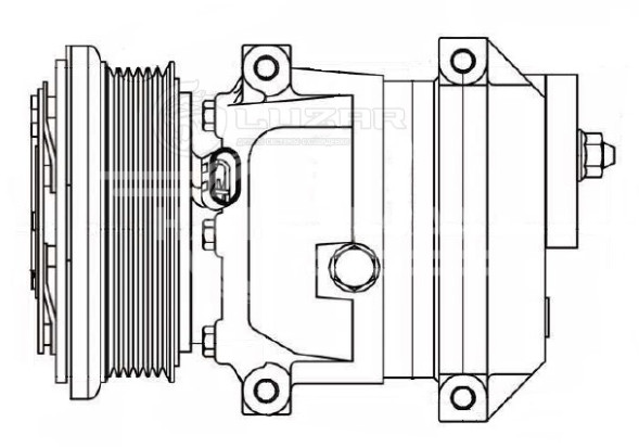 Компрессор кондиционера для автомобилей Epica (06-) 2.0i/2.5
