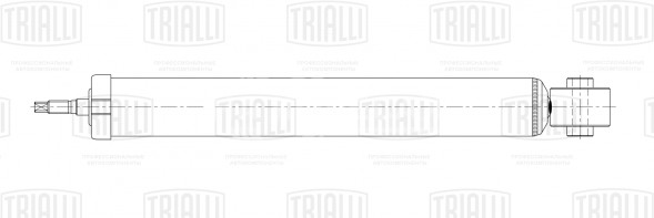 Амортизатор задний газовый для автомобиля Skoda Octavia A7 (13-) с задней балкой