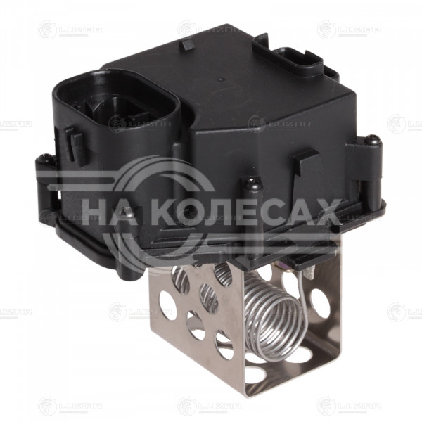 Резистор электровентилятора охлаждения для автомобилей PSA 307 (00-)/C4 (04-) (разъемы сверху, 6,5A/15,5A)