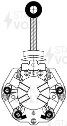 Узел щеточный стартера для автомобилей Subaru Forester SJ (12-) 2.0i CVT/Mitsubishi Outlander II (06-) 3.0i