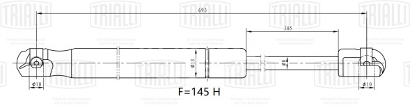 Амортизатор (упор) капота для автомобиля Toyota Camry (06-)