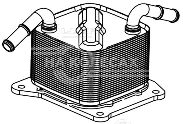 Радиатор масляный АКПП для автомобилей Лада Vesta (15-)/Nissan Juke (10-) 1.6i CVT [JF015E]