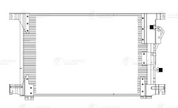 Радиатор кондиц. для а/м Mercedes-Benz Actros (96-)