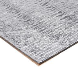 Шумоизоляция (звуко) &quot;Изол Ф6&quot; (50*70см),КС водостойк.,6 мм, с доп.вибродемпф.,фольга,ППЭ