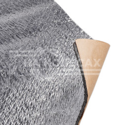 Шумоизоляция (звуко) &quot;Изол Ф6&quot; (50*70см),КС водостойк.,6 мм, с доп.вибродемпф.,фольга,ППЭ