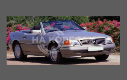 Внешние ремонтные пороги Mercedes-Benz SL-klasse 4дорест/4рест/4рест2