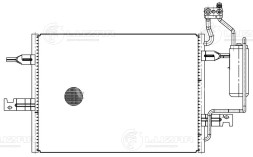 Радиатор кондиционера для автомобилей Meriva A (03-)