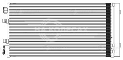Радиатор кондиционера для автомобилей Fluence (09-)/Megane III (08-) (под датчик с нар.резьбой)