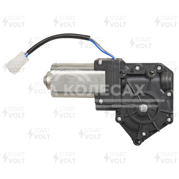 Моторедуктор стеклоподъемника для автомобилей Лада 2109/2110-2112/2113-2115 (левый) (тип КЗАЭ)