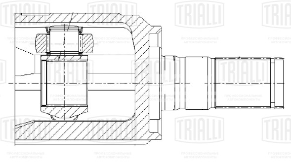 ШРУС внутренний передний левый для автомобилей Hyundai Creta (15-) 2.0i AT 2WD/4WD