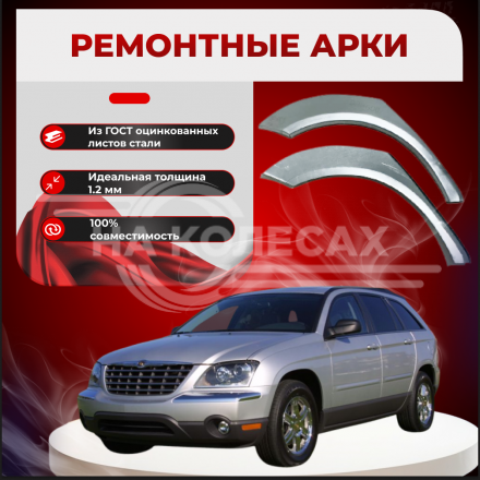 Ремонтные задние арки Chrysler Pacifica