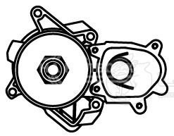 Насос водяной для автомобилей BMW X5 (E53) (99-) 3.0D [M57D30] 6PK