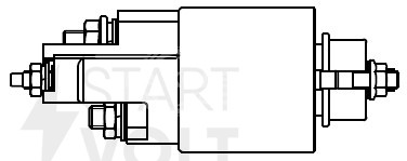 Реле втягивающее стартера для автомобилей Mercedes-Benz GLK X204 (08-)/V W447 (14-) 2.1CDI