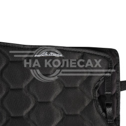 Накидки "Алькантара", передние (2 шт.), черные
