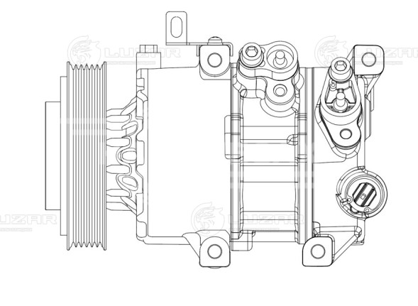 Компрессор кондиционера для автомобилей Creta (16-) 1.6i