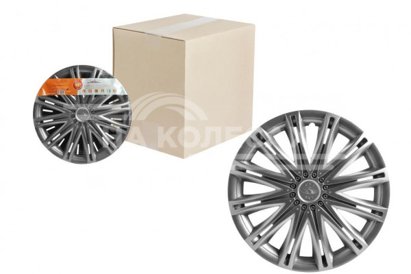 Колпаки колесные 15&quot; &quot;Скай&quot;, серебристый, компл. 2 шт.
