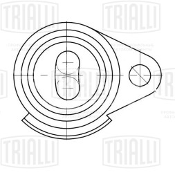 Ролик ГРМ для автомобилей Renault Megane (95-) 1.9i/2.0i (натяж.) (CM 5241)
