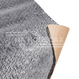 Шумоизоляция (звуко) &quot;Изол Ф10&quot; (50*70см),КС водостойк.,10 мм,с доп.вибродемпф.,фольга,ППЭ