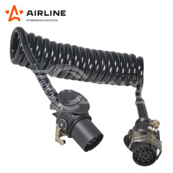 Кабель прицепа 24В 15 контактов 4,5м