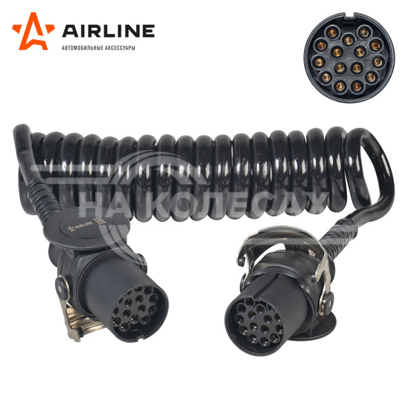 Кабель прицепа 24В 15 контактов 4,5м