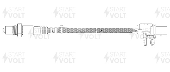 Датчик кислорода для автомобилей SsangYong Actyon (12-)/Actyon Sport (11-)/Rexton (12-) 2.0D до катализатора