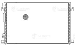 Радиатор кондиционера для автомобилей Vectra C (02-) 1.6i/1.8i/2.2i/3.2i