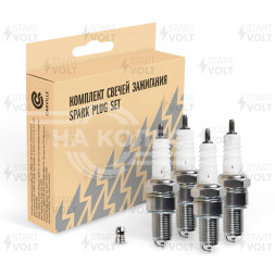 Комплект свечей зажигания для автомобилей Лада 2101-2107 карб. (4шт)