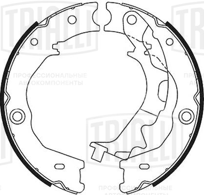 Колодки тормозные барабанные стояночного тормоза для автомобилей Kia Carnival (06-) 190x40