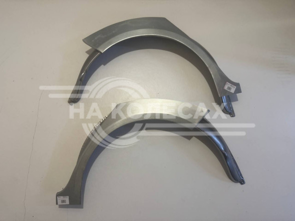Ремонтные задние арки (наружняя + внутренняя) Skoda Fabia 2