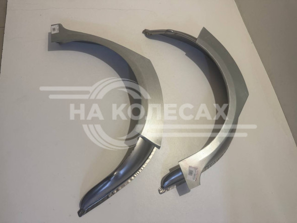Ремонтные задние арки (наружняя + внутренняя) Skoda Fabia 2