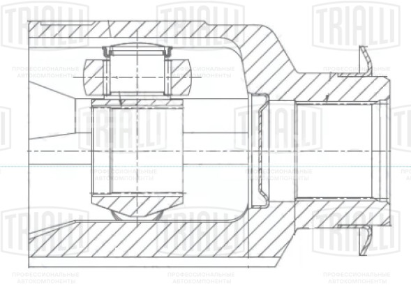 ШРУС внутренний передний правый для автомобилей Hyundai Creta (15-) 2.0i AT 2WD/4WD