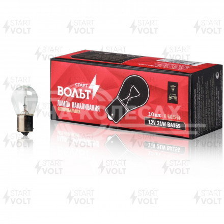 Лампа накаливания 12V 21W BA15S