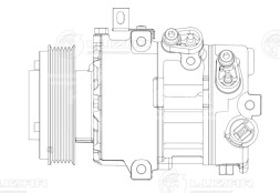 Компрессор кондиционера для автомобилей Creta (16-) 2.0i