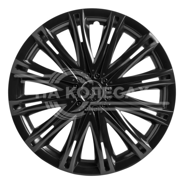 Колпаки колесные 15&quot; &quot;Скай&quot; черный глянец, компл. 2 шт.