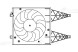 Электровентилятор охлаждения для автомобилей Fabia II (07-) (с кожухом)