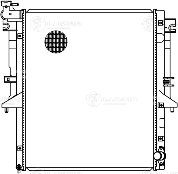Радиатор охлаждения для автомобилей L200 (15-)/Pajero Sport (15-) 2.4D MT