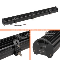 Фара (балка) светодиодная двухрядная 60LED, комбинированный свет, 180Вт, 710х78х65мм, 12/24В