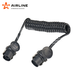 Кабель прицепа 24В ABS/EBS 7 контактов 4,5м